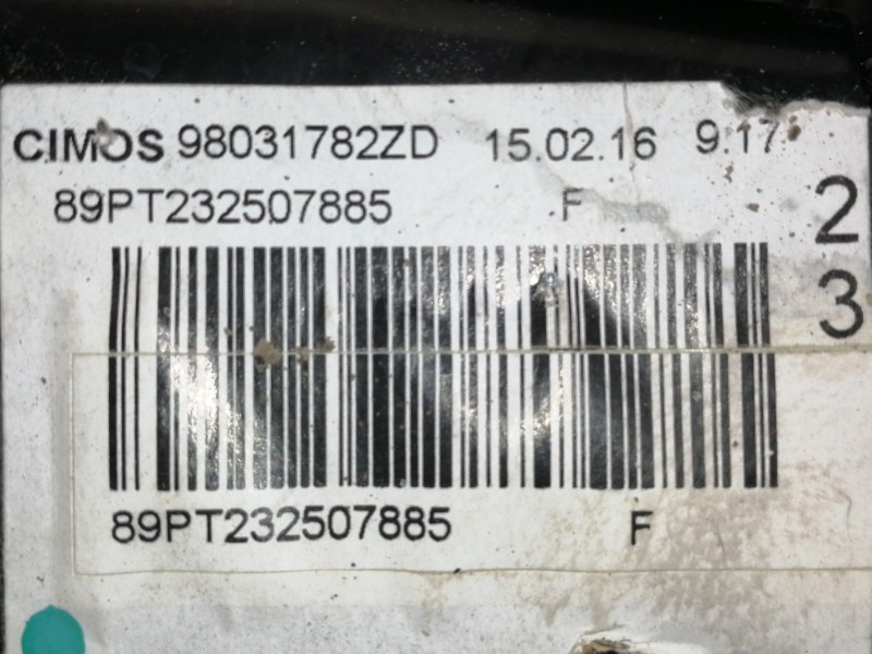 Recambio de palanca freno de mano para citroën c4 lim. feel referencia OEM IAM 98031782ZD 89PT232507885 