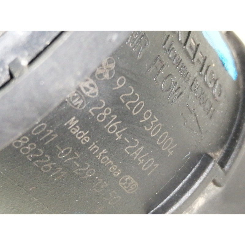 Recambio de caudalimetro para hyundai i20 comfort referencia OEM IAM 9220930004 281642A401 