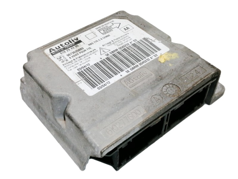 Recambio de centralita airbag para peugeot rcz basis referencia OEM IAM 618294300 9673605880 610277600