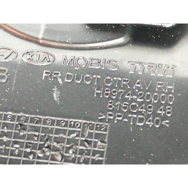 Recambio de rejilla aireadora para kia stonic (ybcuv) business referencia OEM IAM H897420000  