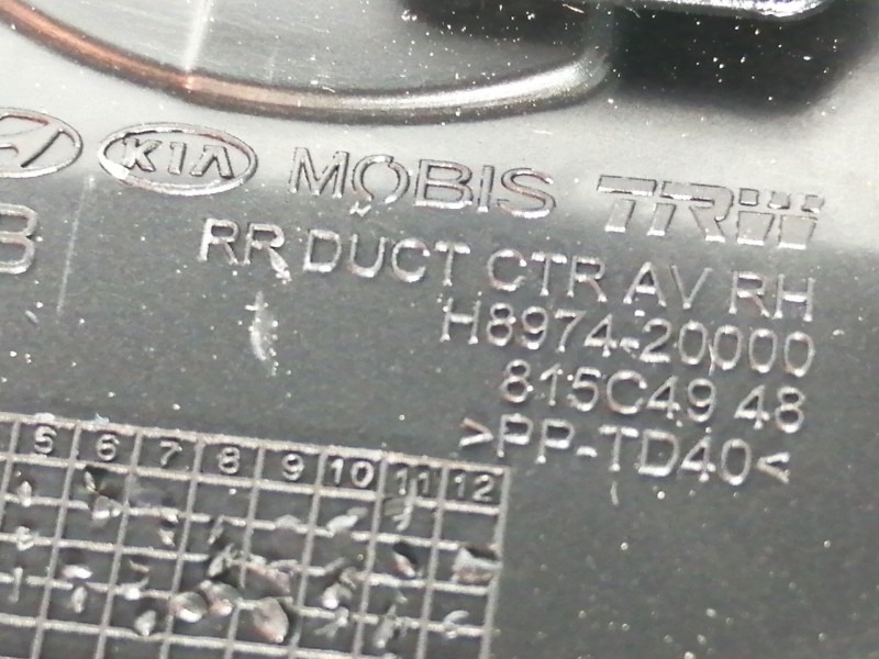 Recambio de rejilla aireadora para kia stonic (ybcuv) business referencia OEM IAM H897420000  