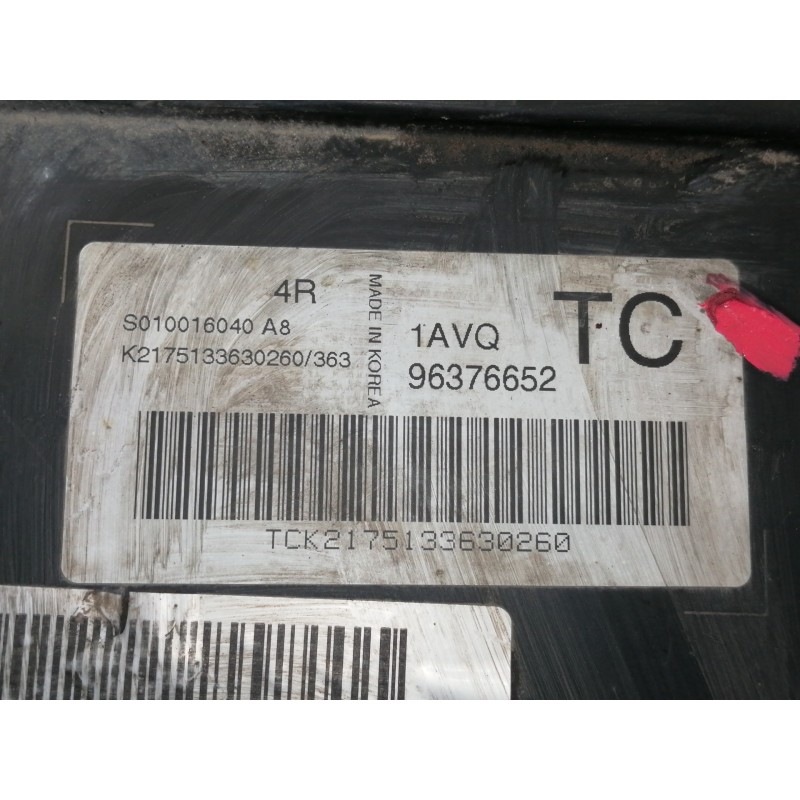 Recambio de centralita motor uce para daewoo kalos 1.2 se referencia OEM IAM 96376652  
