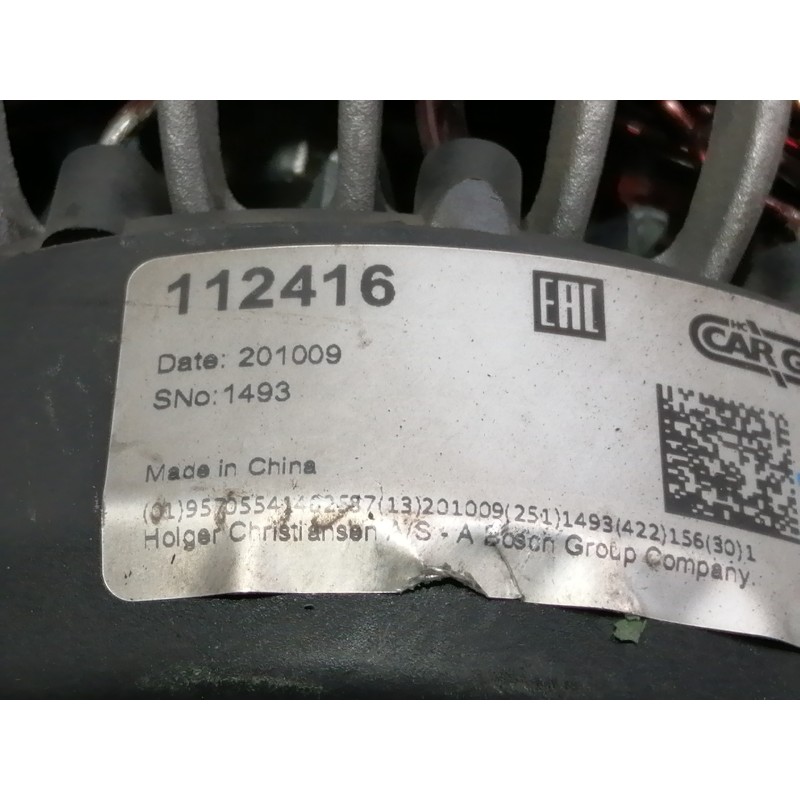 Recambio de alternador para opel astra g berlina comfort referencia OEM IAM 112416  