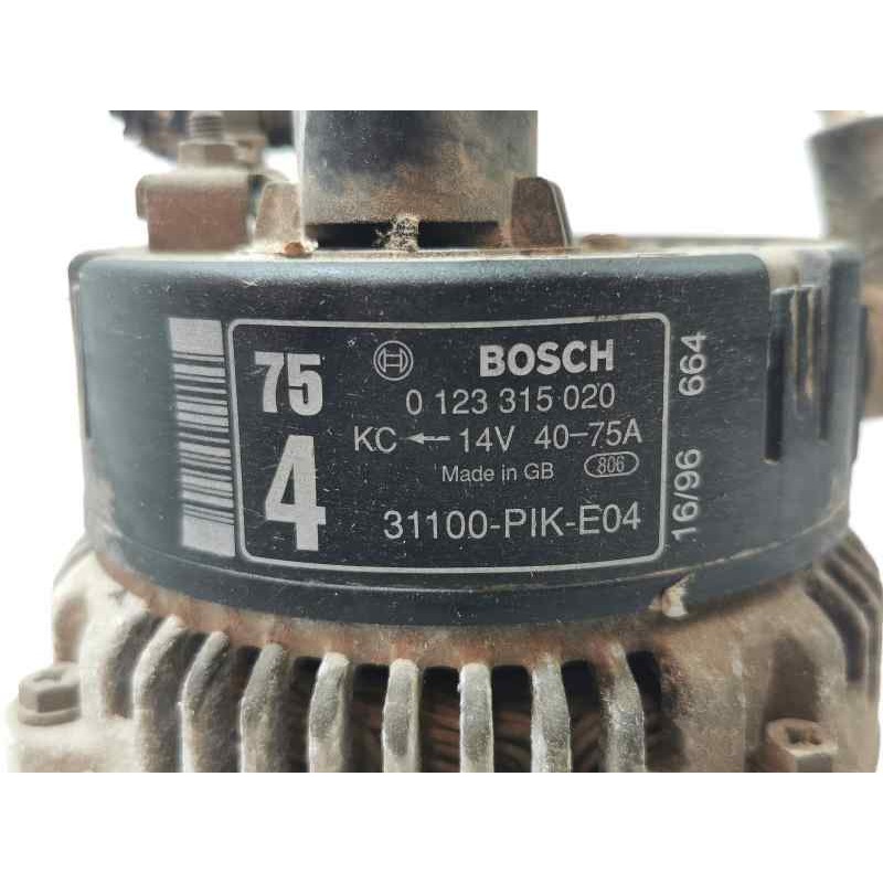 Recambio de alternador para honda civic berlina .5 (ma/mb) 1.5 referencia OEM IAM 0123315020 31100PIKE04 