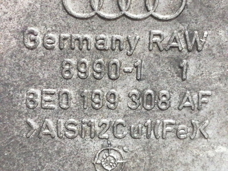 Recambio de soporte motor izquierdo para audi a4 berlina (8e) 2.0 tdi 16v (103kw) referencia OEM IAM 8E0199308AF  