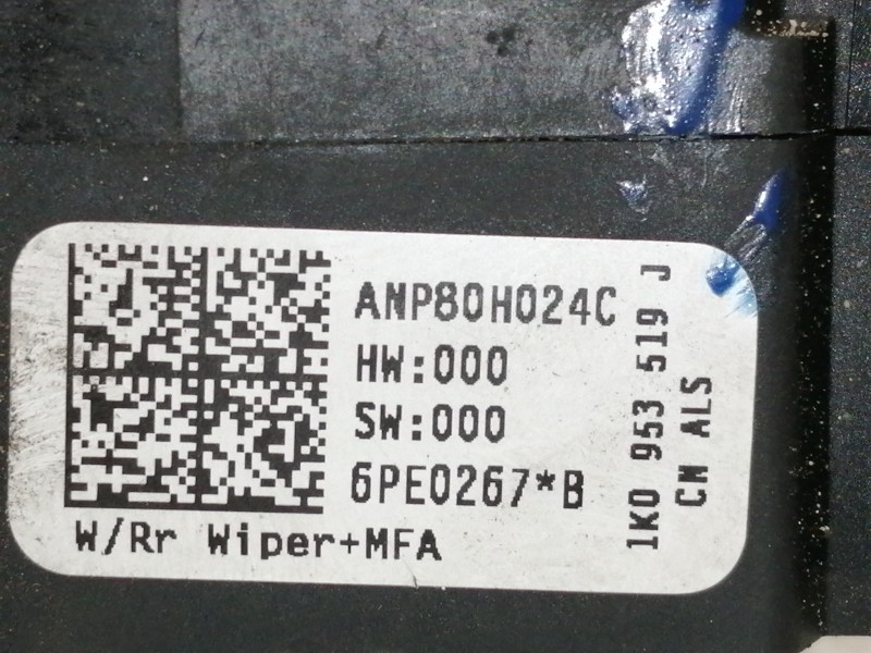 Recambio de mando limpia para seat leon (1p1) reference referencia OEM IAM ANP80H024C  