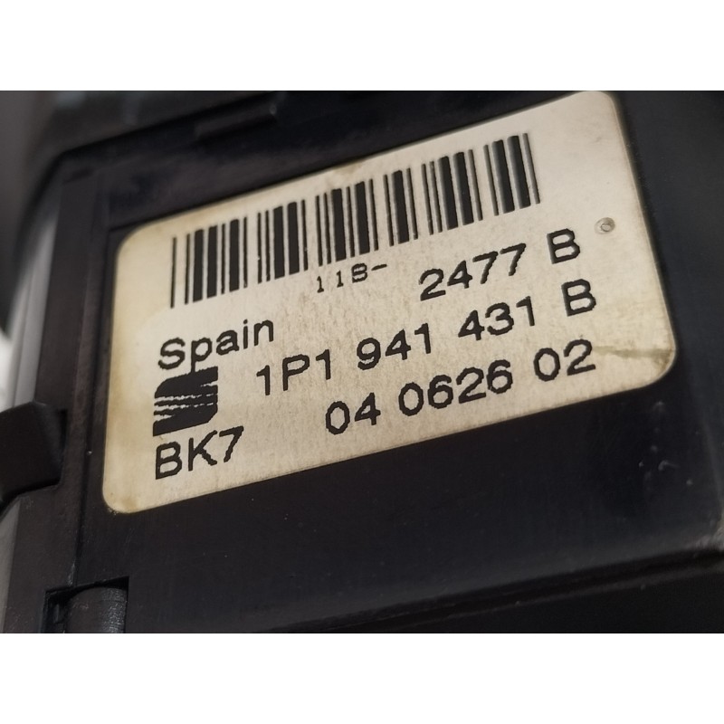 Recambio de mando luces para seat leon (1p1) reference referencia OEM IAM 1P1941431B 5P0919094A 