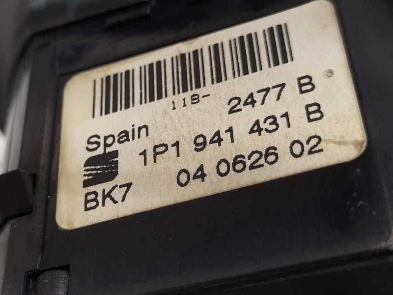 Recambio de mando luces para seat leon (1p1) reference referencia OEM IAM 1P1941431B 5P0919094A 