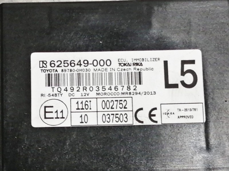 Recambio de modulo electronico para citroën c1 airscape shine referencia OEM IAM 625649000  