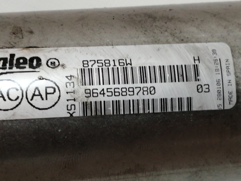 Recambio de enfriador egr para peugeot 407 st sport referencia OEM IAM 9645689780  