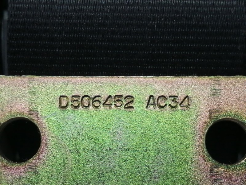 Recambio de cinturon seguridad trasero izquierdo para peugeot 307 cc (s2) básico referencia OEM IAM D506452  