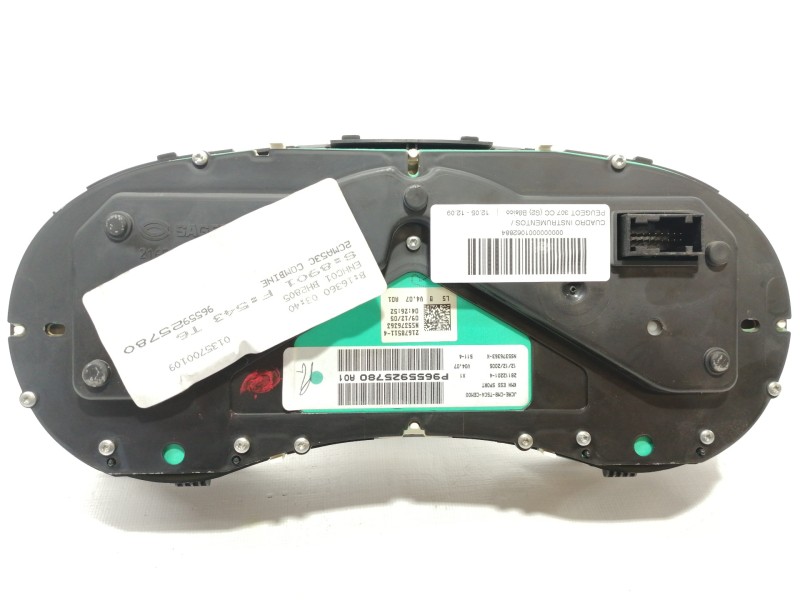 Recambio de cuadro instrumentos para peugeot 307 cc (s2) básico referencia OEM IAM 9655925780 N55376363X 216785114 NS5376363 