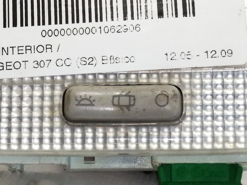 Recambio de luz interior para peugeot 307 cc (s2) básico referencia OEM IAM 9652262180  