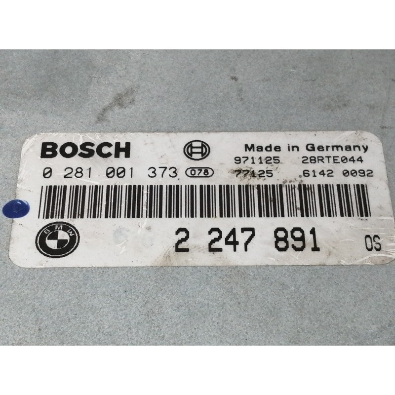 Recambio de centralita motor uce para bmw serie 5 touring (e39) 525tds referencia OEM IAM 0281001373  