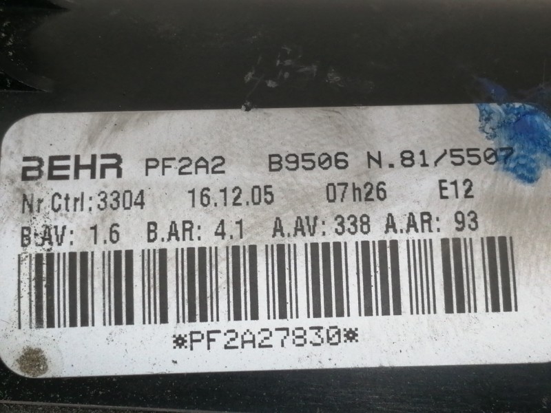 Recambio de motor calefaccion para peugeot 307 cc (s2) básico referencia OEM IAM PF2A2  