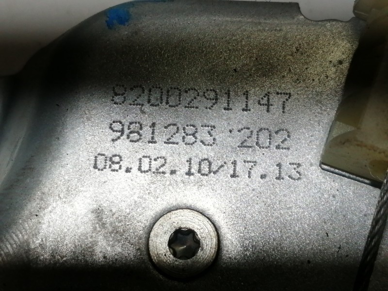 Recambio de elevalunas delantero derecho para renault clio iii exception 2 referencia OEM IAM 400861F 8200291147 981283202