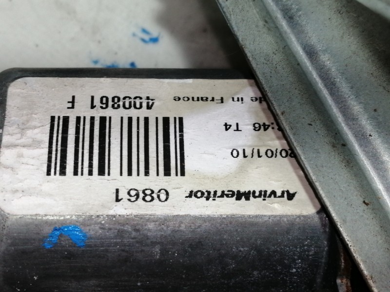 Recambio de elevalunas delantero derecho para renault clio iii exception 2 referencia OEM IAM 400861F 8200291147 981283202