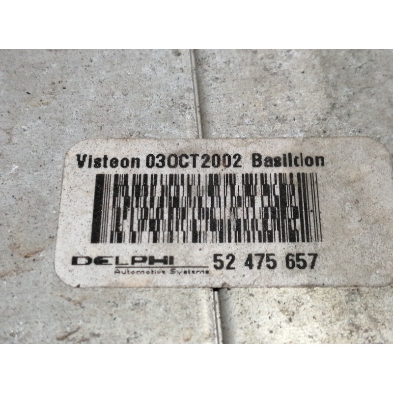 Recambio de intercooler para opel vectra b berlina 2.0 16v di cat (x 20 dtl / ld3) referencia OEM IAM 52475657  