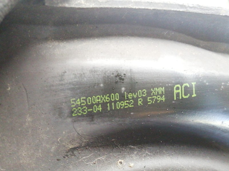 Recambio de brazo suspension inferior delantero derecho para nissan micra (k12e) acenta referencia OEM IAM 54500AX600  