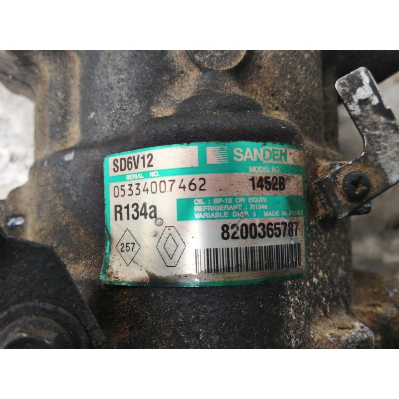 Recambio de compresor aire acondicionado para nissan micra (k12e) acenta referencia OEM IAM 8200365787 1452B 
