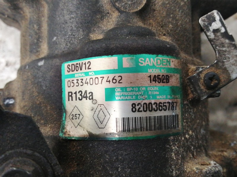 Recambio de compresor aire acondicionado para nissan micra (k12e) acenta referencia OEM IAM 8200365787 1452B 