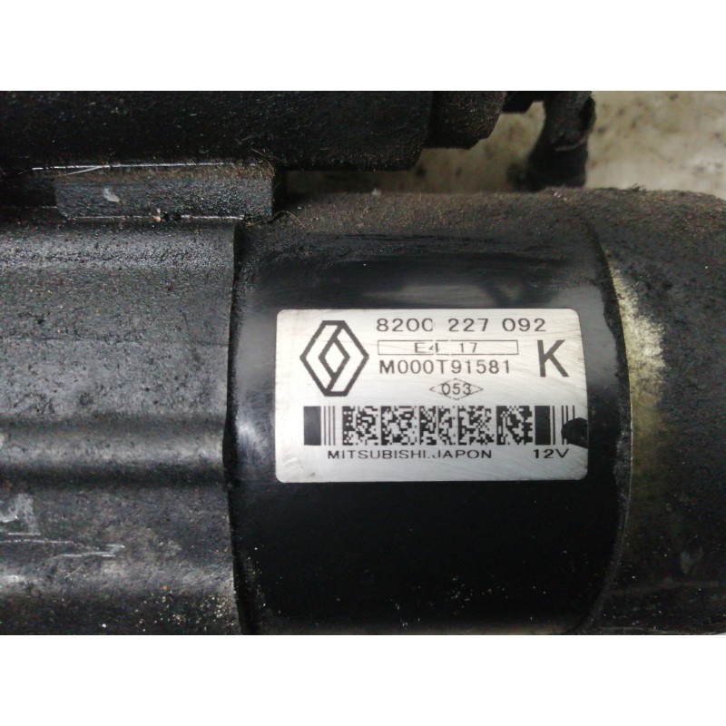 Recambio de motor arranque para nissan micra (k12e) acenta referencia OEM IAM 8200227092 M000T91581 