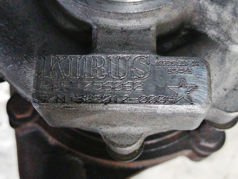 Recambio de turbocompresor para volkswagen passat berlina (3c2) trendline referencia OEM IAM 756062 3220170004 