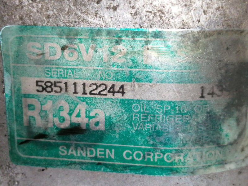 Recambio de compresor aire acondicionado para citroën c3 1.1 vivace referencia OEM IAM 5851112244  