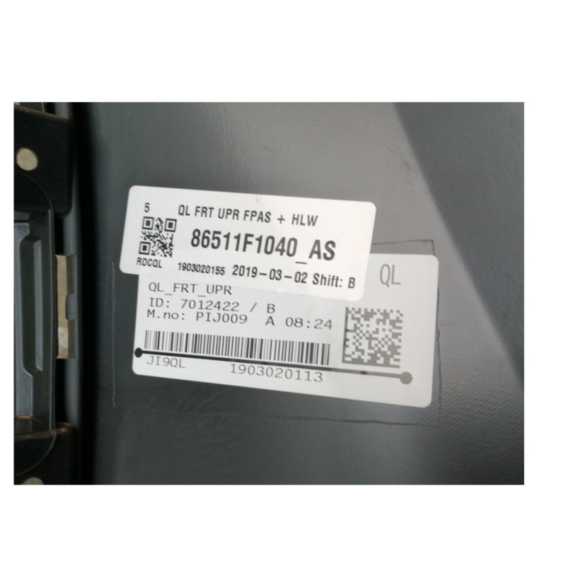 Recambio de paragolpes delantero para kia sportage concept plus 2wd referencia OEM IAM 86511F1040  