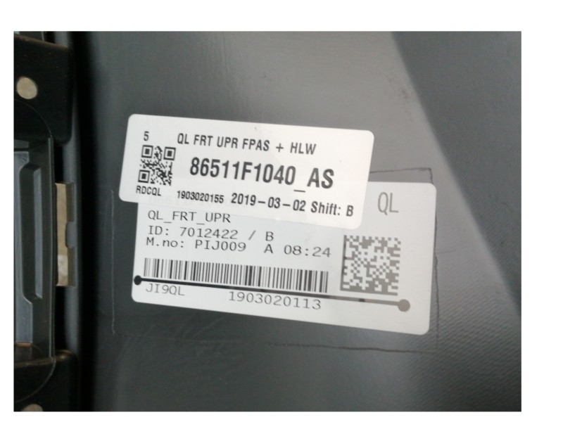 Recambio de paragolpes delantero para kia sportage concept plus 2wd referencia OEM IAM 86511F1040  