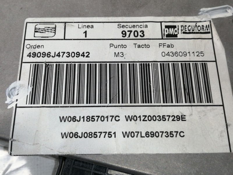 Recambio de modulo electronico para seat ibiza (6j5) 1.4 16v tsi referencia OEM IAM W06J1857017C  