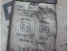 Recambio de cinturon seguridad trasero derecho para seat alhambra (7v8) se referencia OEM IAM 7M0857816 7M0857816F  2