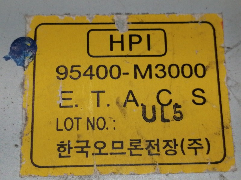 Recambio de modulo electronico para mitsubishi santamo (hyundai) santamo confort referencia OEM IAM 95400M3000  
