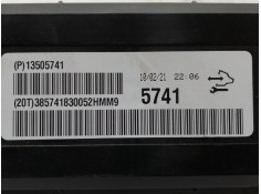 Recambio de centralita aire acondicionado para opel insignia sports tourer cosmo referencia OEM IAM 13505741 385741830052HMM9  2