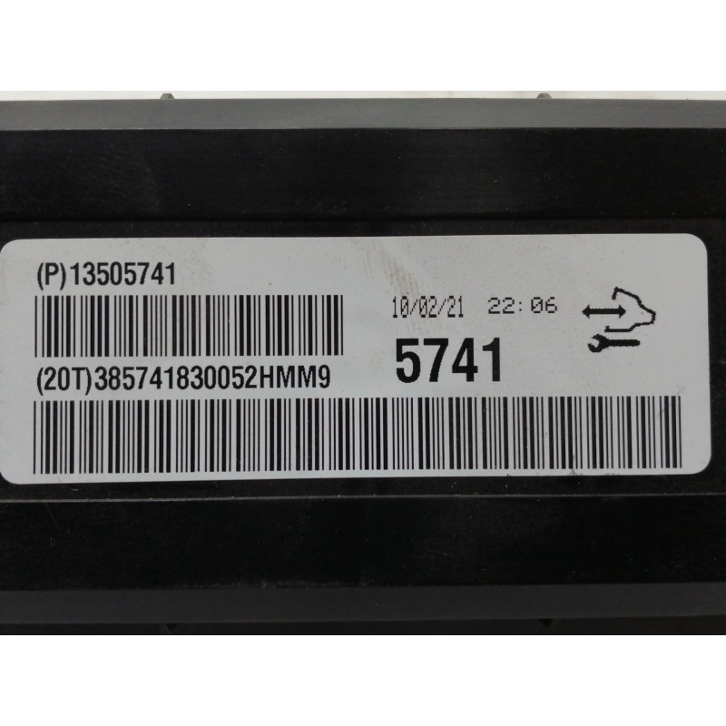 Recambio de centralita aire acondicionado para opel insignia sports tourer cosmo referencia OEM IAM 13505741 385741830052HMM9 