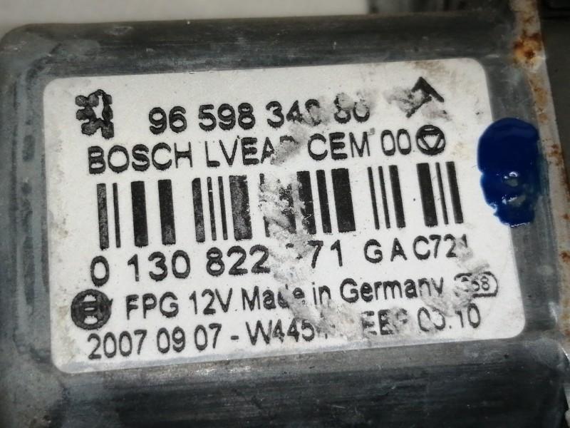 Recambio de elevalunas trasero izquierdo para peugeot 308 premium referencia OEM IAM 965982678000 977839102 9659834880