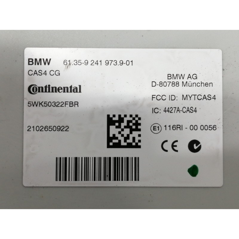 Recambio de modulo electronico para bmw serie 5 lim. (f10) 520d referencia OEM IAM D80788 4427ACAS4 5WK50322FBR