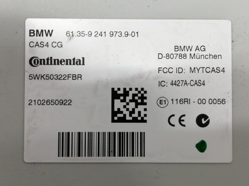 Recambio de modulo electronico para bmw serie 5 lim. (f10) 520d referencia OEM IAM D80788 4427ACAS4 5WK50322FBR