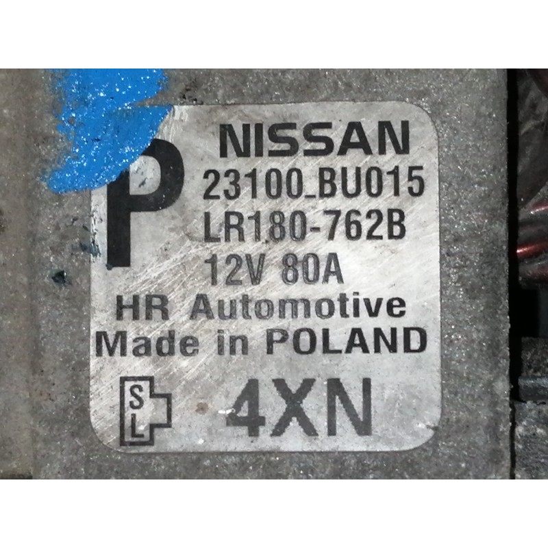 Recambio de alternador para nissan primera berlina (p12) acenta referencia OEM IAM 23100BU015 LR180762B 