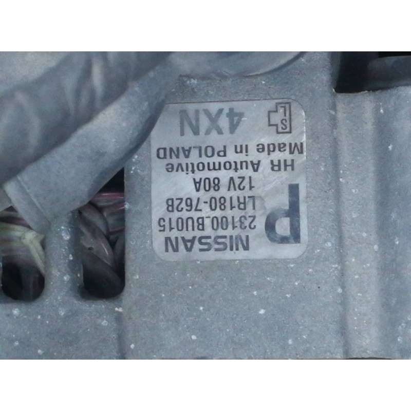 Recambio de alternador para nissan primera berlina (p12) acenta referencia OEM IAM 23100BU015 LR180762B 