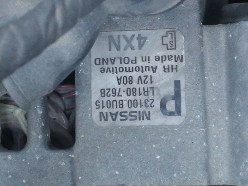 Recambio de alternador para nissan primera berlina (p12) acenta referencia OEM IAM 23100BU015 LR180762B 