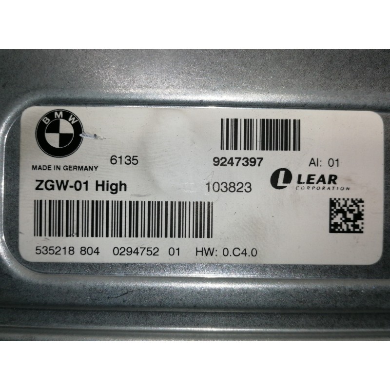 Recambio de modulo electronico para bmw serie 5 lim. (f10) 520d referencia OEM IAM 9247397 ZGW01 