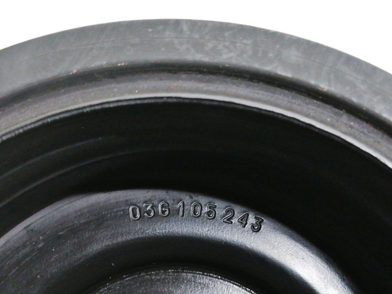 Recambio de polea cigueñal para volkswagen passat berlina (3c2) trendline referencia OEM IAM 03G105243  