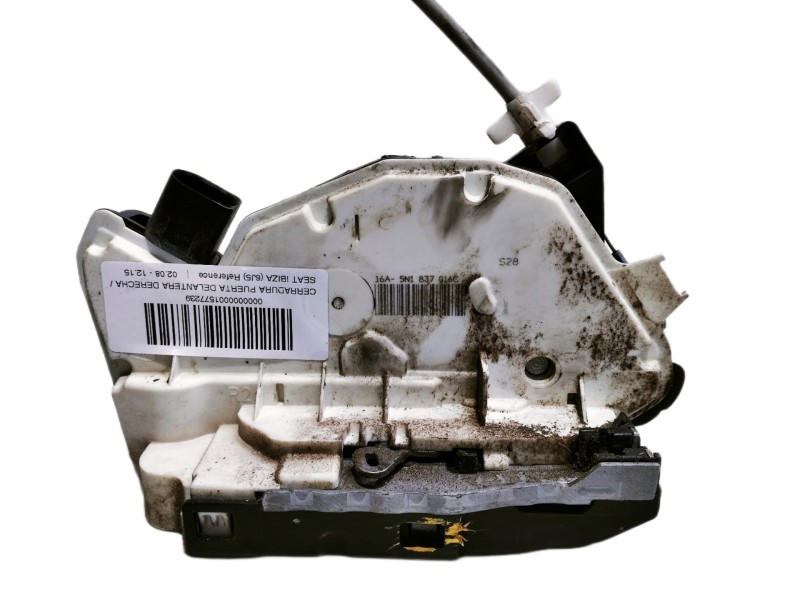 Recambio de cerradura puerta delantera derecha para seat ibiza (6j5) reference referencia OEM IAM 5N1837016C  