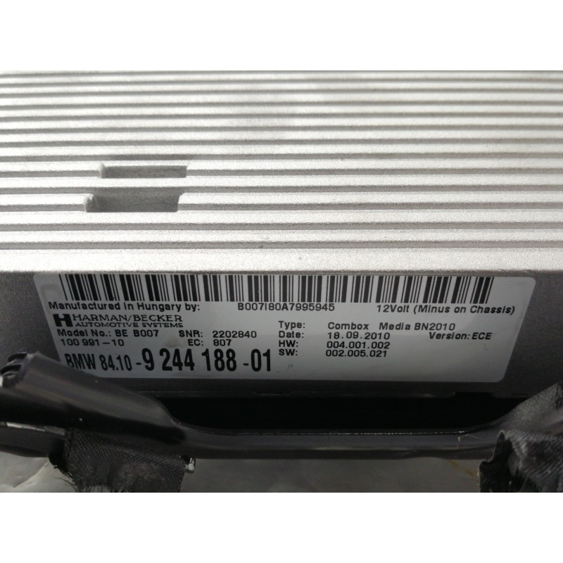 Recambio de modulo electronico para bmw serie 5 lim. (f10) 520d referencia OEM IAM 8410924418801 8410924418801 10099110