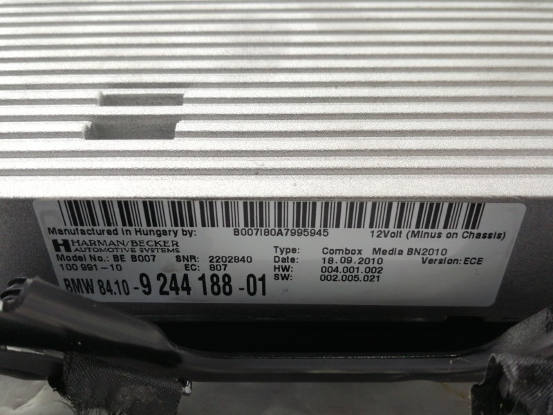 Recambio de modulo electronico para bmw serie 5 lim. (f10) 520d referencia OEM IAM 8410924418801 8410924418801 10099110