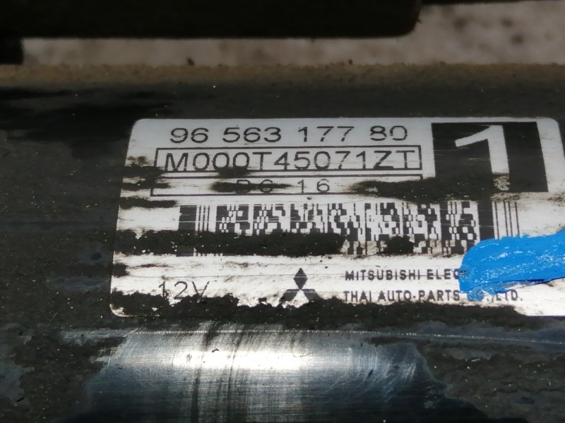 Recambio de motor arranque para citroën c2 1.4 referencia OEM IAM 9656317780 M000T45071ZT 