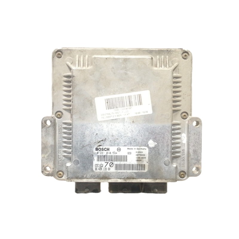 Recambio de centralita motor uce para peugeot 206 berlina xt referencia OEM IAM 0281010594  