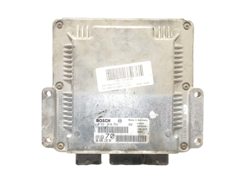 Recambio de centralita motor uce para peugeot 206 berlina xt referencia OEM IAM 0281010594  