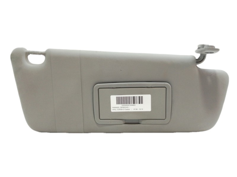 Recambio de parasol derecho para opel corsa d cosmo referencia OEM IAM   